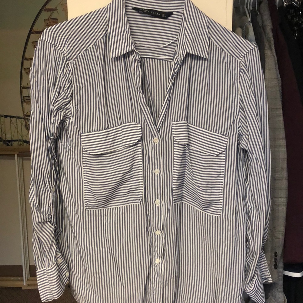 Striped Button Down